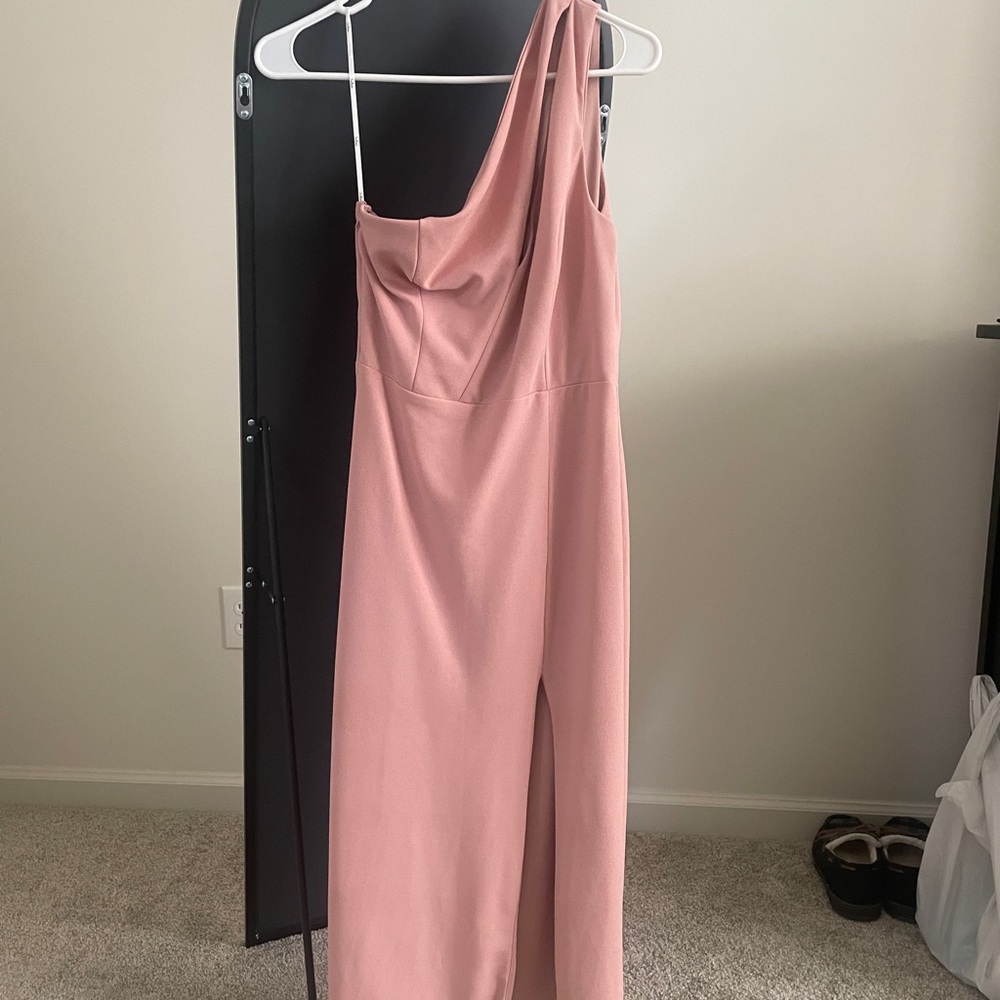 One-shoulder, formal dress